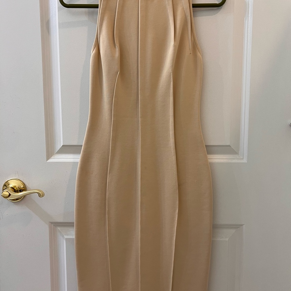 Marciano Nude Bodycon Dress